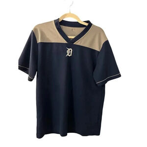 MLB Detroit Tigers Jersey Size Medium Baseball Navy